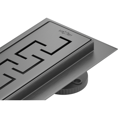 Mexen Flat M15 lineárny odtok 90 cm, brúsená zbraňová šedá - 1E24090-15