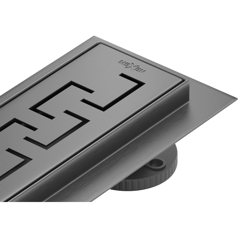 Mexen Flat 360° M15 otočný líniový odtok 70 cm, brúsená gun šedá - 1E24070-40