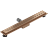 Mexen Flat M18 lineárny odtok 50 cm, kartáčovaná meď - 1C23050-15