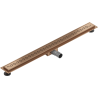 Mexen Flat M18 lineárny odtok 90 cm, brúsená meď - 1C23090-15