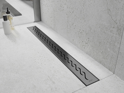 Mexen Flat M18 líniový odtok 90 cm, zbraňovo šedý brúsený - 1E23090-15