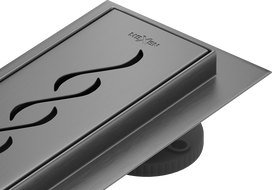 Mexen Flat 360° M18 otočný líniový odtok 60 cm, kartáčovaný gun gray - 1E23060-40