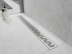 Mexen Flat M22 kryt na líniový odtok 70 cm, inox - 1029070