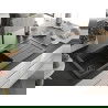Mexen Andres granitový 1,5-komorový drez s odkvapkávačom 1000 x 500 mm Čierna škvrnitá, Sifón Čierna - 6515101510-76-B