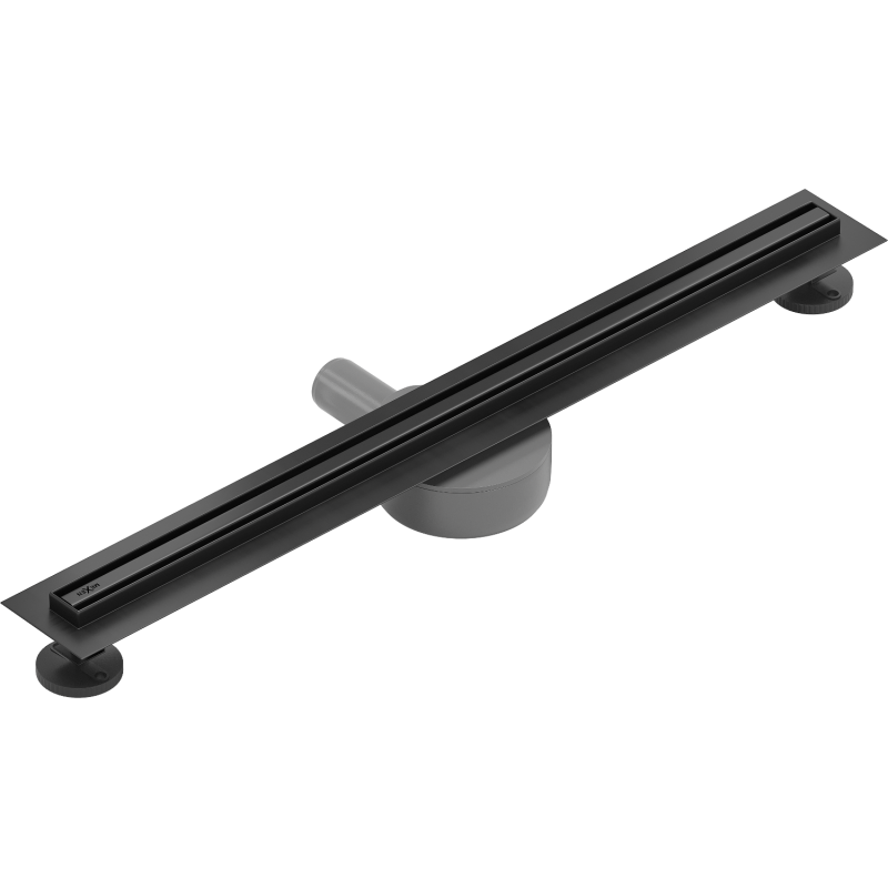 Mexen Flat 360° Slim rotačný lineárny odtok 50 cm, čierny - 1741050