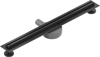 Mexen Flat 360° Slim rotačný lineárny odtok 50 cm, čierny - 1741050