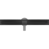 Mexen Flat 360° Slim rotačný lineárny odtok 50 cm, čierny - 1741050