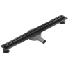 Mexen Flat 360° Slim rotačný lineárny odtok 50 cm, čierny - 1741050