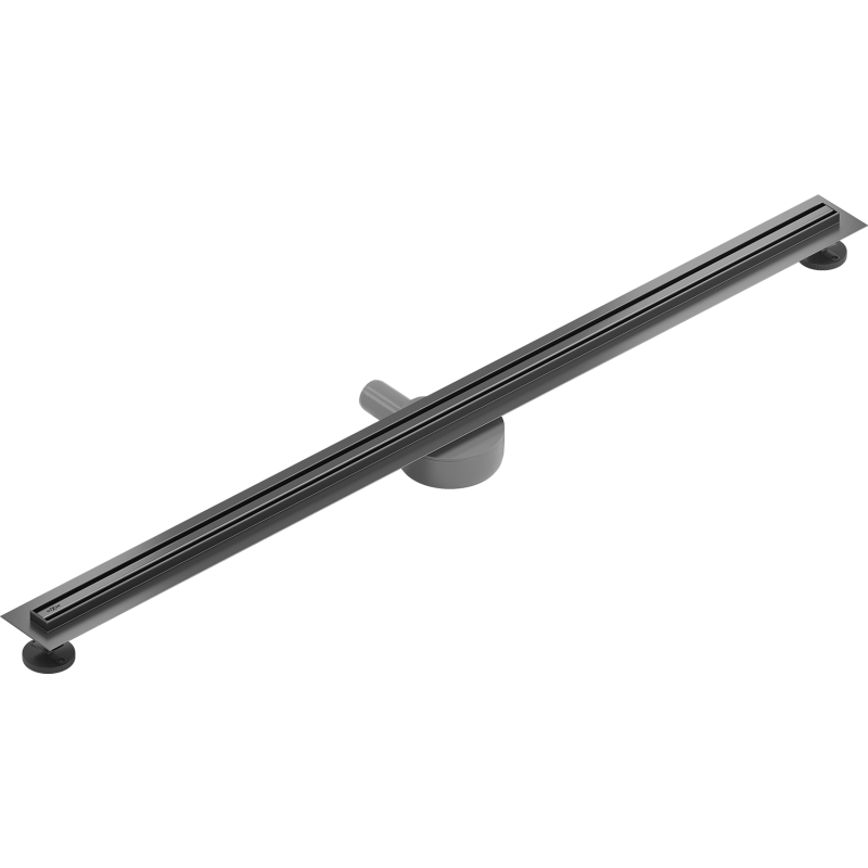 Mexen Flat 360° Slim rotačný líniový odtok 150 cm, brúsená zbraňovo sivá - 1E41150