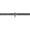 Mexen Flat 360° Slim rotačný líniový odtok 150 cm, brúsená zbraňovo sivá - 1E41150