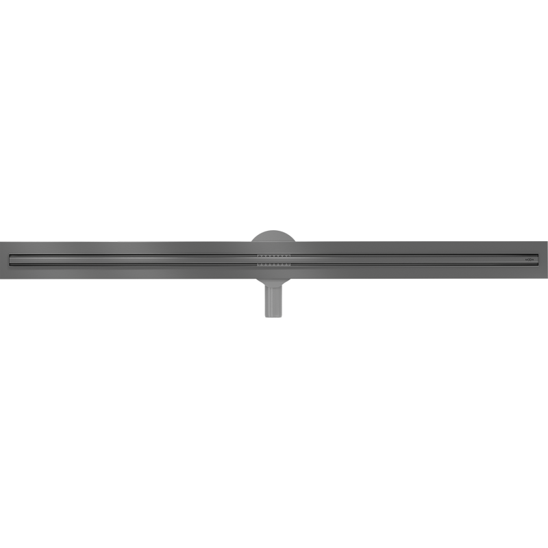 Mexen Flat 360° Slim otočný lineárny odtok 160 cm, kartáčovaná gun gray - 1E41160
