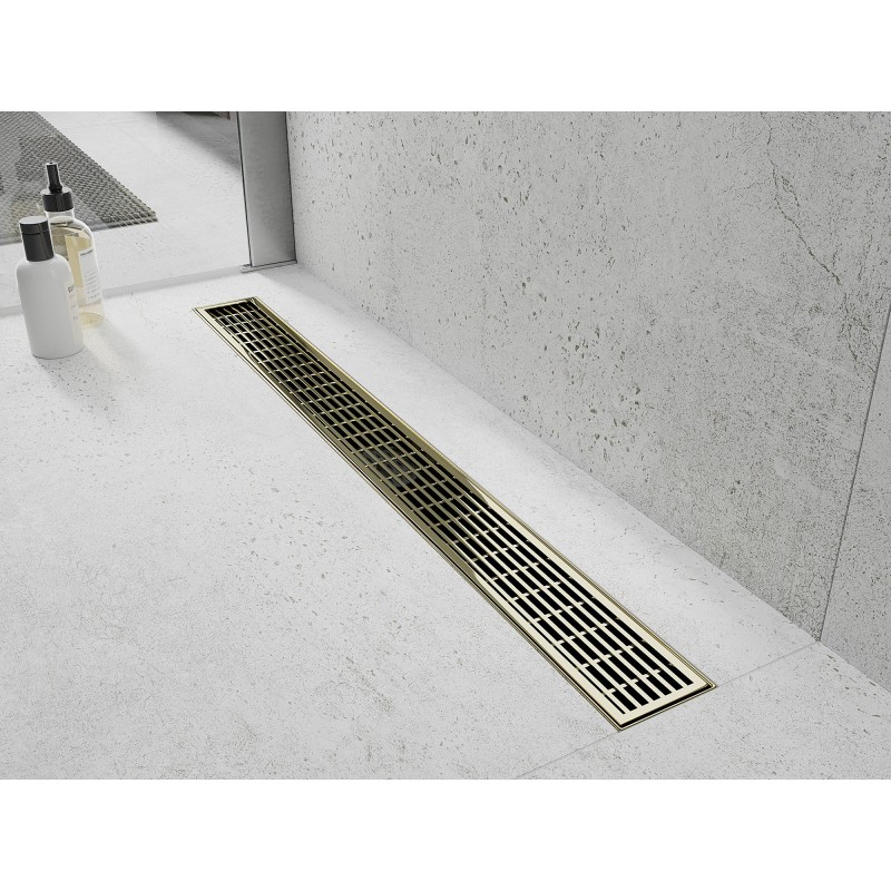 Mexen Flat M33 liniový odtok 80 cm, zlatý - 1533080-15