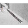 Mexen Flat 360° M33 otočná lineárna odtoková 50 cm, inox - 1033050-40