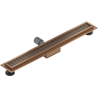 Mexen Flat M33 lineárny odtok 50 cm, brúsená meď - 1C33050-15