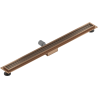 Mexen Flat M33 lineárny odtok 100 cm, brúsená meď - 1C33100-15