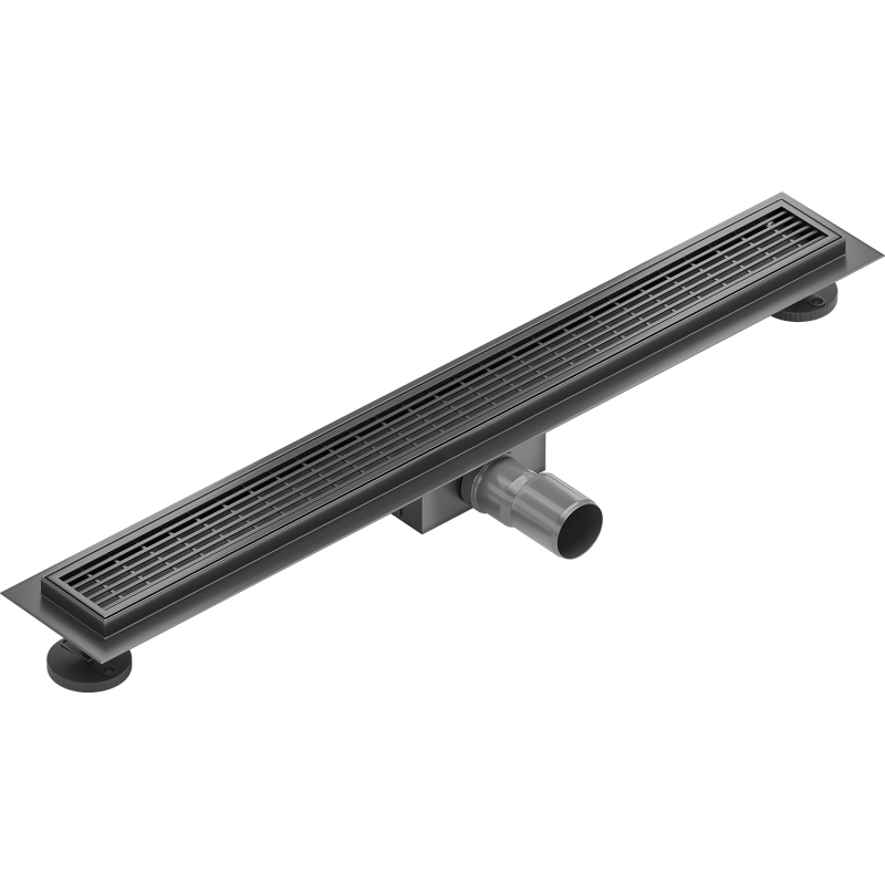 Mexen Flat M33 lineárny odtok 70 cm, brúsená gun gray - 1E33070-15