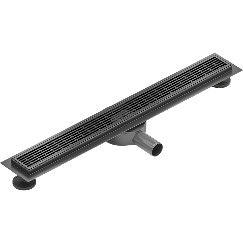 Mexen Flat 360° M33 rotačný lineárny odtok 60 cm, brúsená gun gray - 1E33060-40