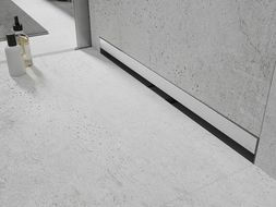 Mexen Flat Wall líniový odtok nástenný 2v1 120 cm, inox - 1030120