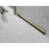Mexen Flat Wall nástený lineárny odtok 2v1 90 cm, zlatý - 1530090