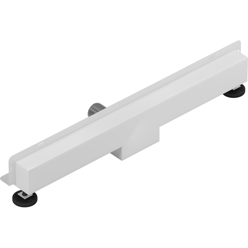 Mexen Flat Wall lineárny stenový odtok 2v1 50 cm, biely - 1230050