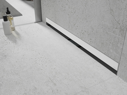 Mexen Flat Wall stenový líniový odtok 2v1 110 cm, biely - 1230110