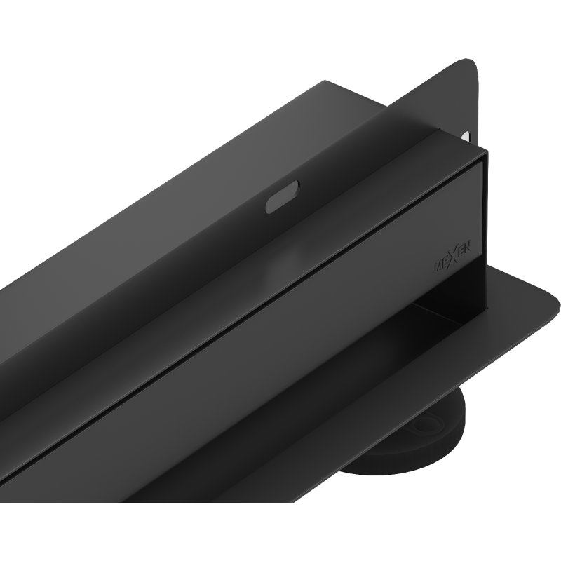 Mexen Flat Wall nástenný lineárny odtok 2v1 50 cm, čierny - 1730050