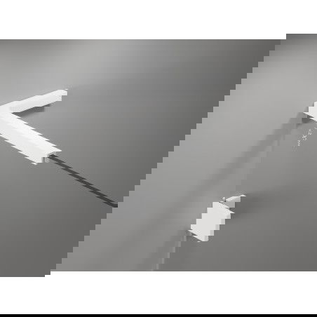 Mexen sada L-uhlíkových konzol na dvere a sprchové steny 6-8 mm, biela - 830-12-20