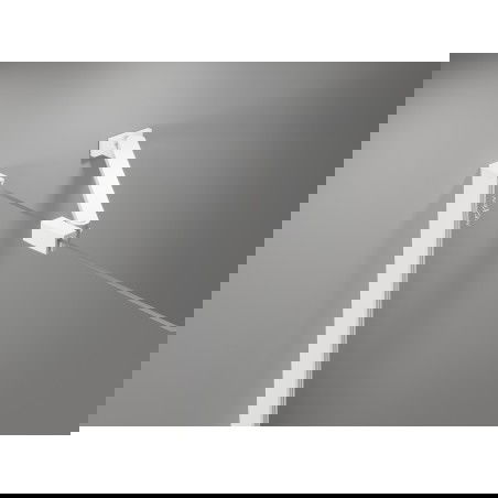 Mexen šikmý držiak na dvere a sprchové steny 6-8 mm, biely - 830-09-20