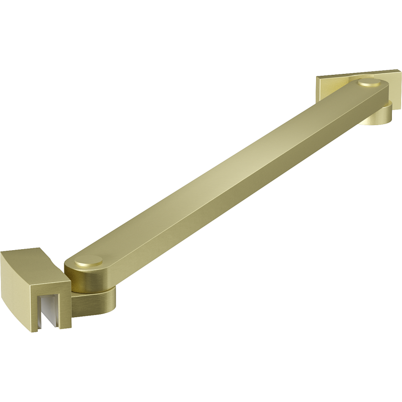 Mexen šikmý držiak na dvere a sprchové steny 6-8 mm, zlatý kartáčovaný - 830-09-55