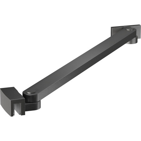 Mexen skosený držiak na dvere a sprchové steny 6-8 mm, matná zbraňová šedá - 830-09-66