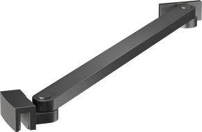 Mexen skosený držiak na dvere a sprchové steny 6-8 mm, matná zbraňová šedá - 830-09-66