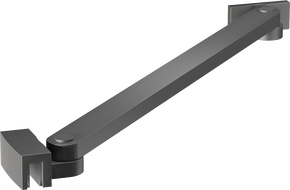 Mexen Uni-S šikmá vzpera na dvere a sprchové steny 6 – 8 mm, Gun metal - 830-09-95