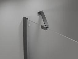 Mexen šikmý držiak na dvere a sprchové zásteny 6-8 mm, gun metal - 830-09-95