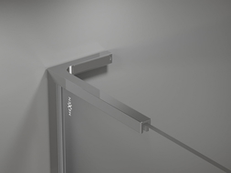 Mexen súprava rohových stabilizátorov L pre sprchové steny 10 mm, chróm - 800-07-01