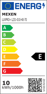 Mexen Luxpro+ LED reflektor, 10W, Neutrálna - 4000K, 1100 lm, čierna - L231-010-40-70