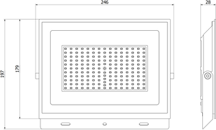 Mexen Luxpro+ LED reflektor, 100W, Neutrálny - 4000K, 11000 lm, biely - L231-100-40-20