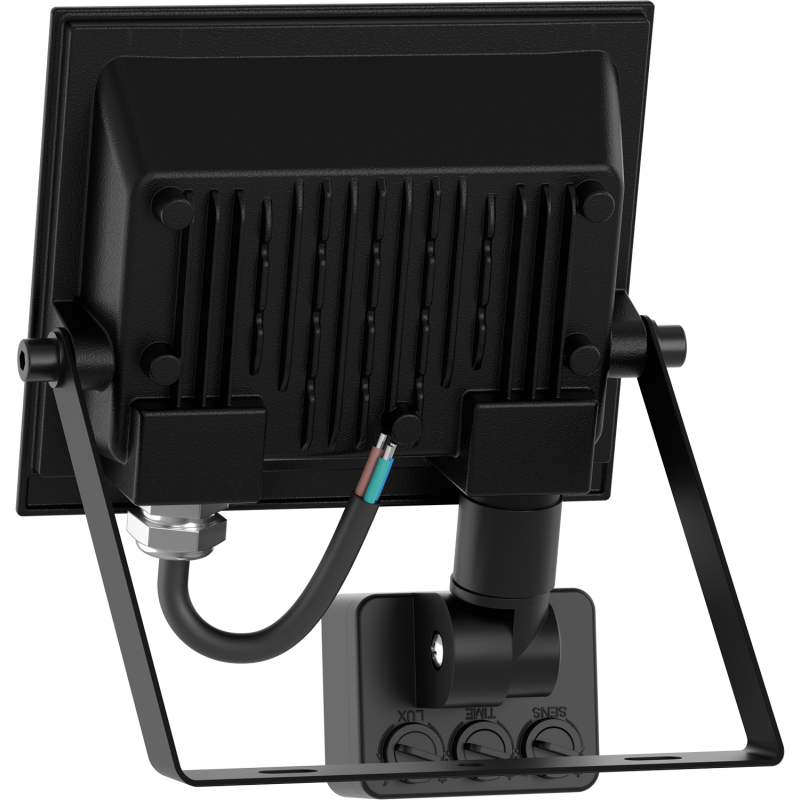 Mexen Luxpro LED reflektor s pohybovým senzorom, 20W, Studená - 6500K, 1800 lm, čierna - L235-020-65-70