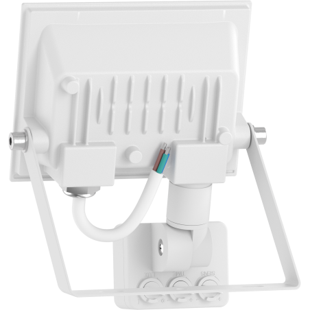 Mexen Luxpro+ LED reflektor s pohybovým senzorom, 10W, Studená - 6500K, 1100 lm, biela - L236-010-65-20