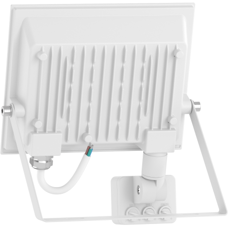 Mexen Luxpro+ LED reflektor s pohybovým senzorom, 30W, Neutrálna - 4000K, 3300 lm, biely - L236-030-40-20