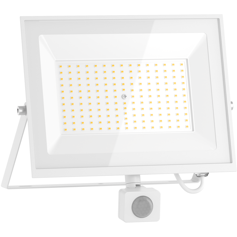 Mexen Luxpro+ LED reflektor s pohybovým senzorom, 100W, Neutrálna - 4000K, 11000 lm, biela - L236-100-40-20