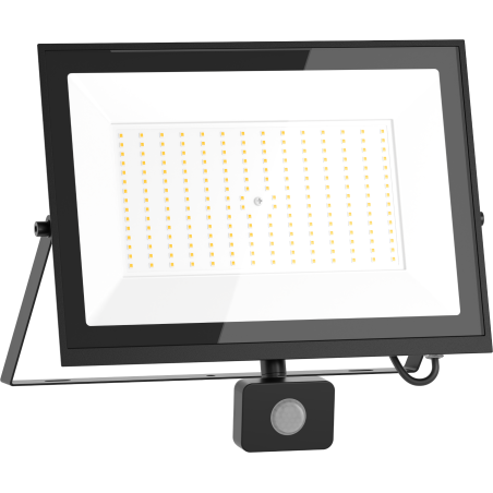 Mexen Luxpro+ LED reflektor s pohybovým senzorom, 150W, Studená - 6500K, 16500 lm, čierny - L236-150-65-70