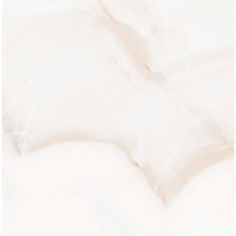 Mexen Onyx Biely gres glazovaný rekt. G1, podlahová a stenová dlaždica 60 x 60 cm, lesklá - TL106-060-060-01