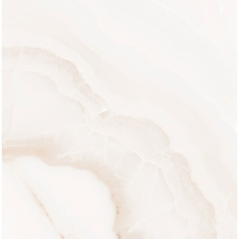 Mexen Onyx Biely gres glazovaný rekt. G1, podlahová a stenová dlaždica 60 x 60 cm, lesklá - TL106-060-060-01