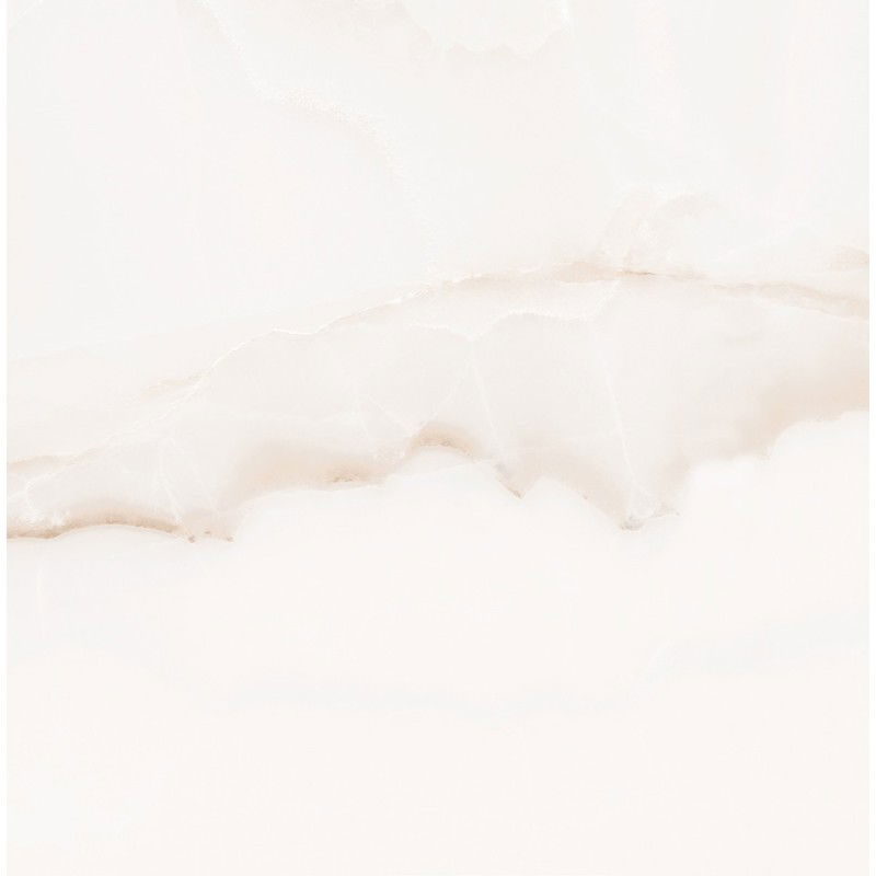 Mexen Onyx Biely gres glazovaný rekt. G1, podlahová a stenová dlaždica 60 x 60 cm, lesklá - TL106-060-060-01