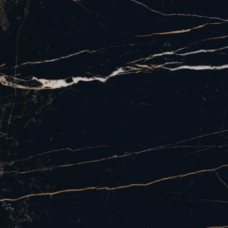 Mexen Flamingo Čierna glazovaná rektifikovaná G1, podlahová a stenová dlaždica 60 x 60 cm, vysoký lesk - TL215-060-060-00