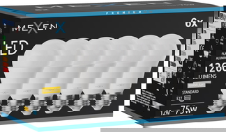 Mexen Nova 6x LED žiarovka E27, A60, 12W, Teplá - 3000K, 1260 lm - L100-E27-1230-01x06