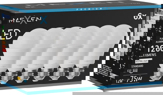 Mexen Nova 6x LED žiarovka E27, A60, 12W, Neutrálna - 4000K, 1260 lm - L100-E27-1240-01x06