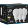 Mexen Nova 3x LED žiarovka E27, A95, 25W, Teplá - 3000K, 2625 lm - L100-E27-2530-01x03