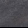 Mexen Kamen 2.0 Antracitová terasová dlaždica 60 x 60 x 2 cm, glazovaná rektifikovaná G1, matná - TL901-060-060-04