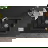 Mexen Mario granitový dvojkomorový drez 820 x 436 mm, čierna/strieborná metalik - 6504822000-73